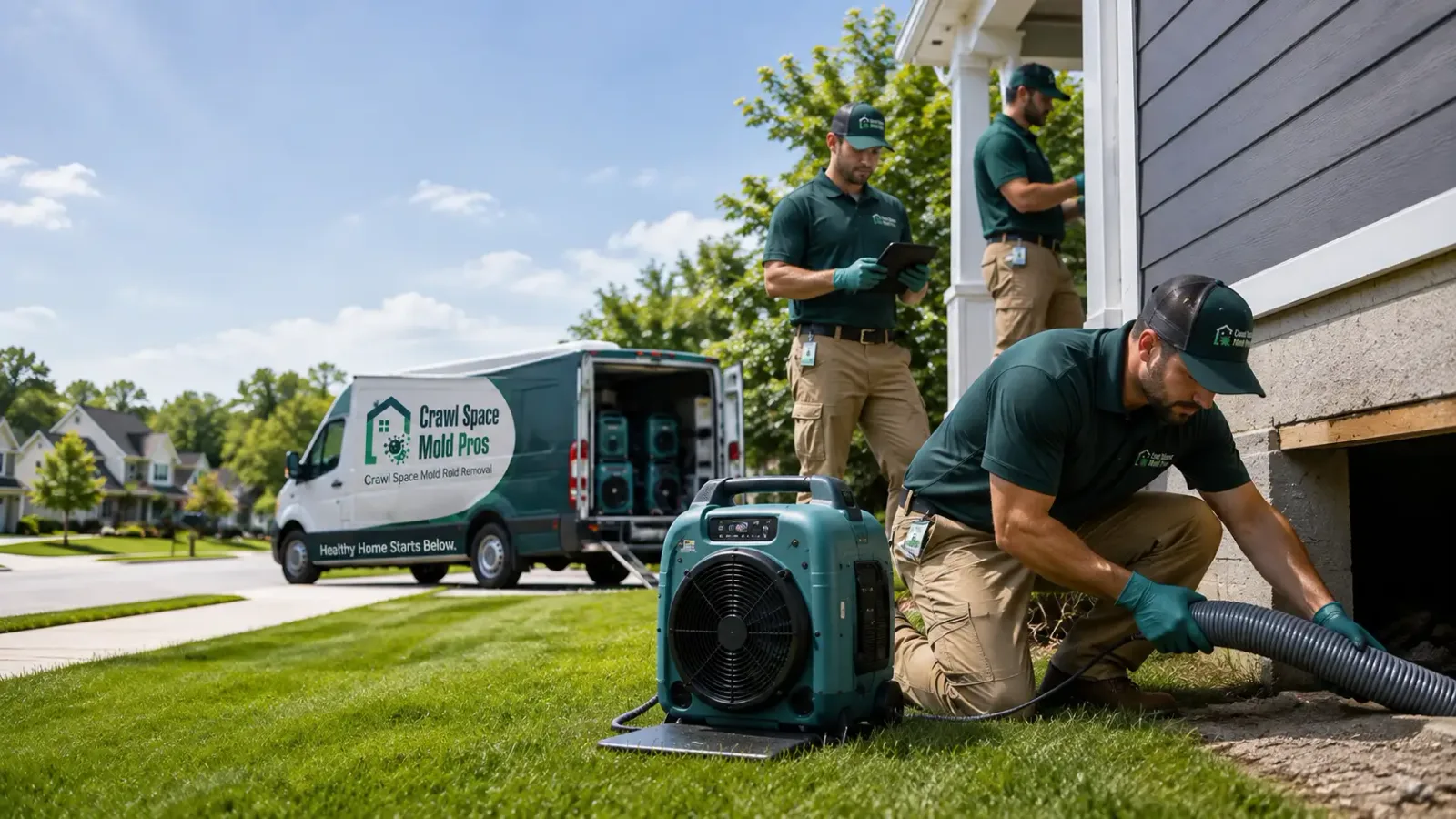Crawl Space Mold Removal in Silverdale, PA